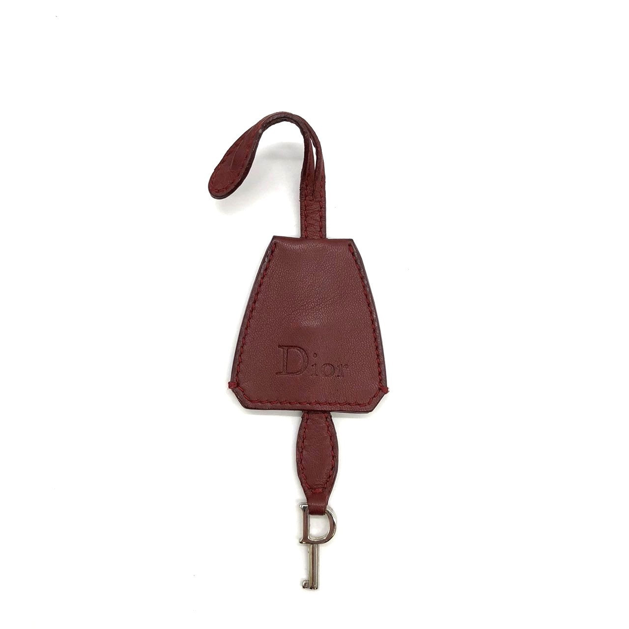 Dior Cannage Chain Shoulder Bag Handbag in Red Enamel/Leather