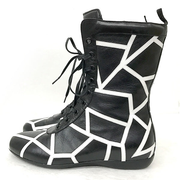 Salvatore Ferragamo SL 4677 5 C Boots/Black Leather Women's