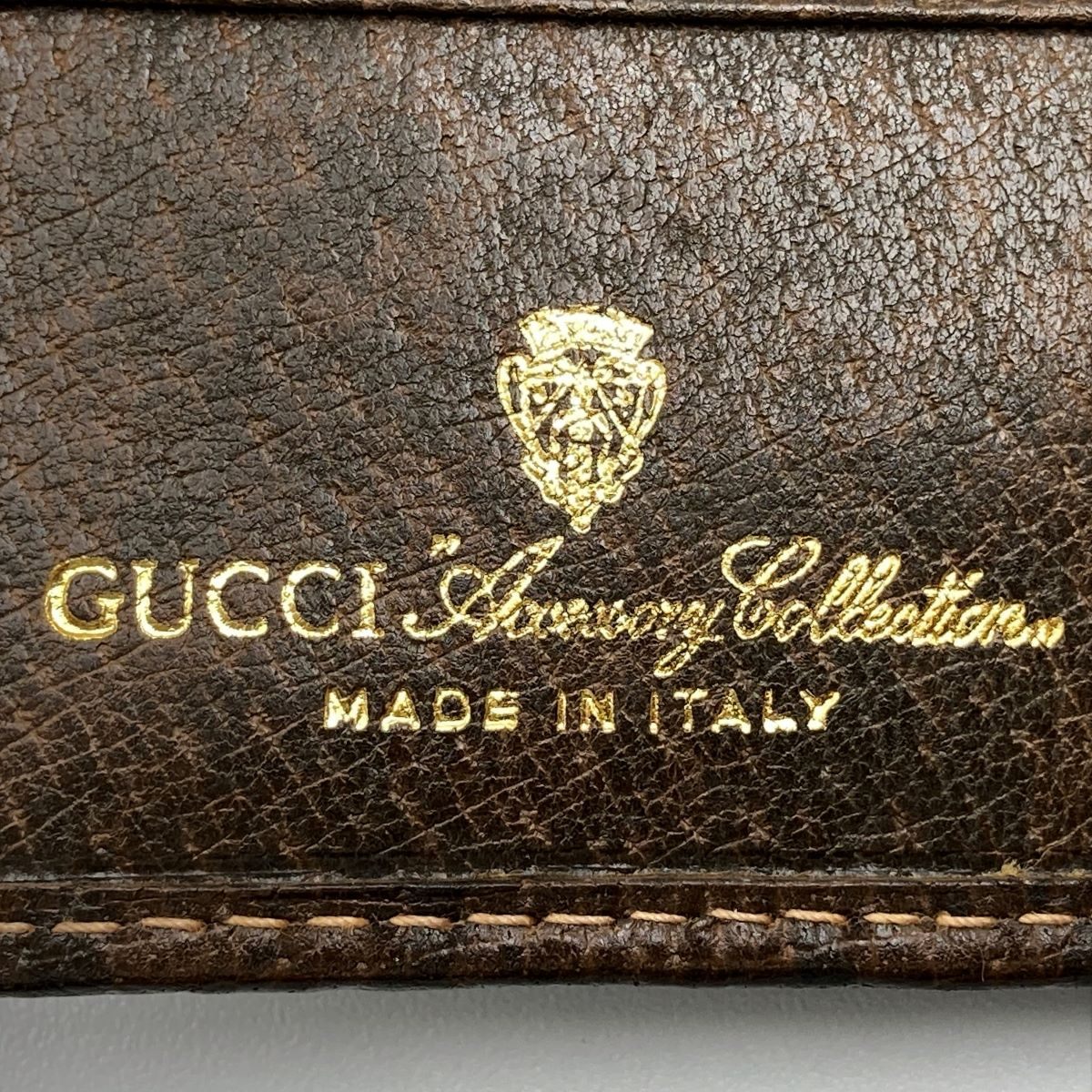 Gucci Old Gucci Bifold Long Wallet Sherry GG Supreme