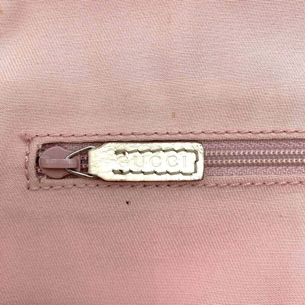 Gucci 145810 Tote Bag, Cute Sherry Line GG Canvas, Pink