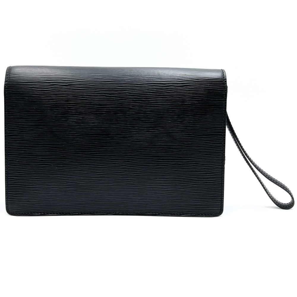 Louis Vuitton Pochette Serie Dragonne Second Bag/Clutch Bag in Epi Leather, Noir Black, M52612