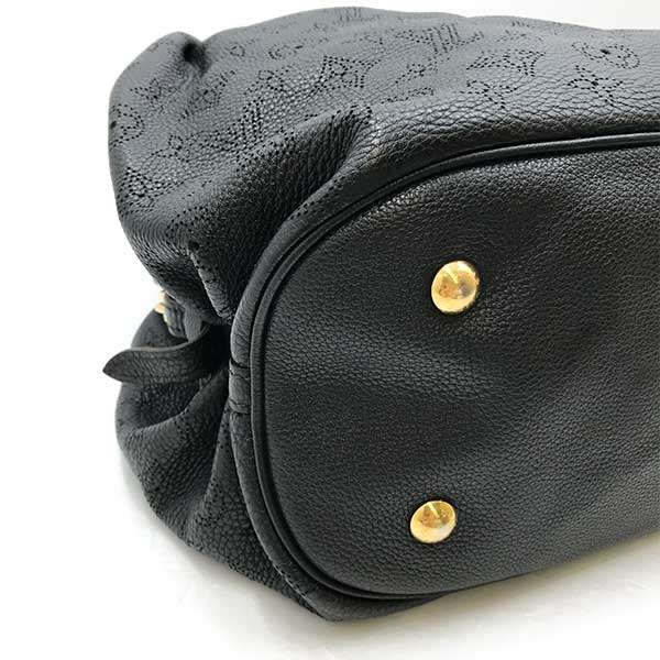 Louis Vuitton M95547/Mahina XL Monogram Mahina Shoulder Bag, Black, One-Shoulder, Monogram Mahina