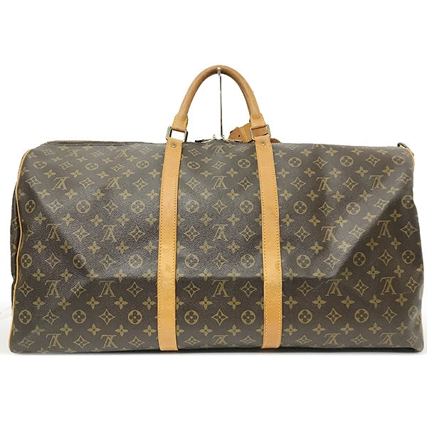 Louis Vuitton M41412/Keepall Bandouliere 60 Boston Bag in Brown Monogram Canvas