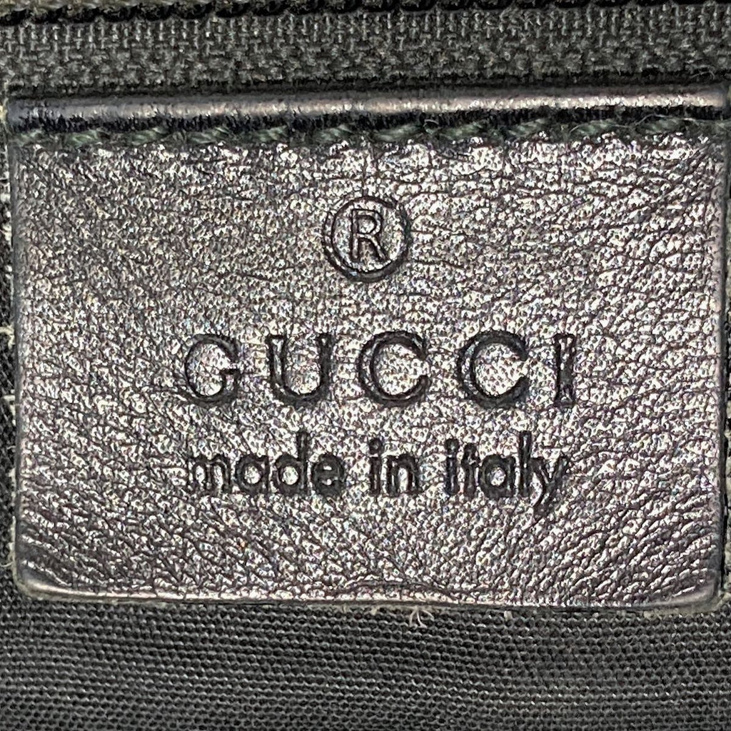 Gucci 201732 Shoulder Bag GG Imprime Black
