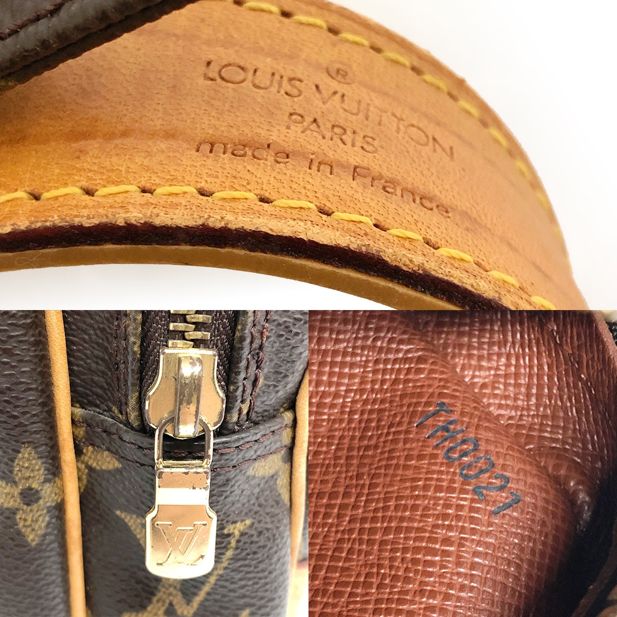 Louis Vuitton M45236 Amazon Monogram Shoulder Bag/Crossbody Bag Brown Women's
