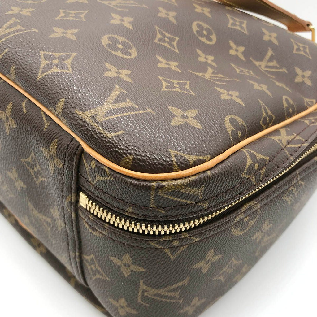 Louis Vuitton M41450 Excursion Shoe Case/Shoe Storage Handbag Monogram Brown