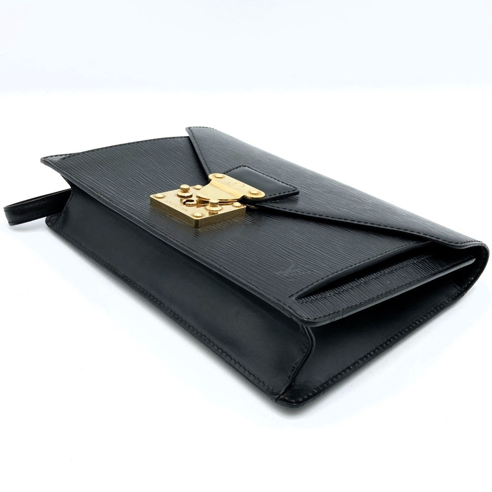Louis Vuitton Pochette Serie Dragonne Second Bag/Clutch Bag in Epi Leather, Noir Black, M52612