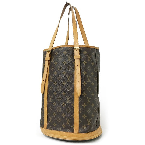 Louis Vuitton M42236/Bucket GM Shoulder Bag in Brown Monogram Canvas