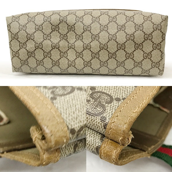 Gucci Tote Bag, Old Gucci Vintage Sherry Line GG Supreme 56/02