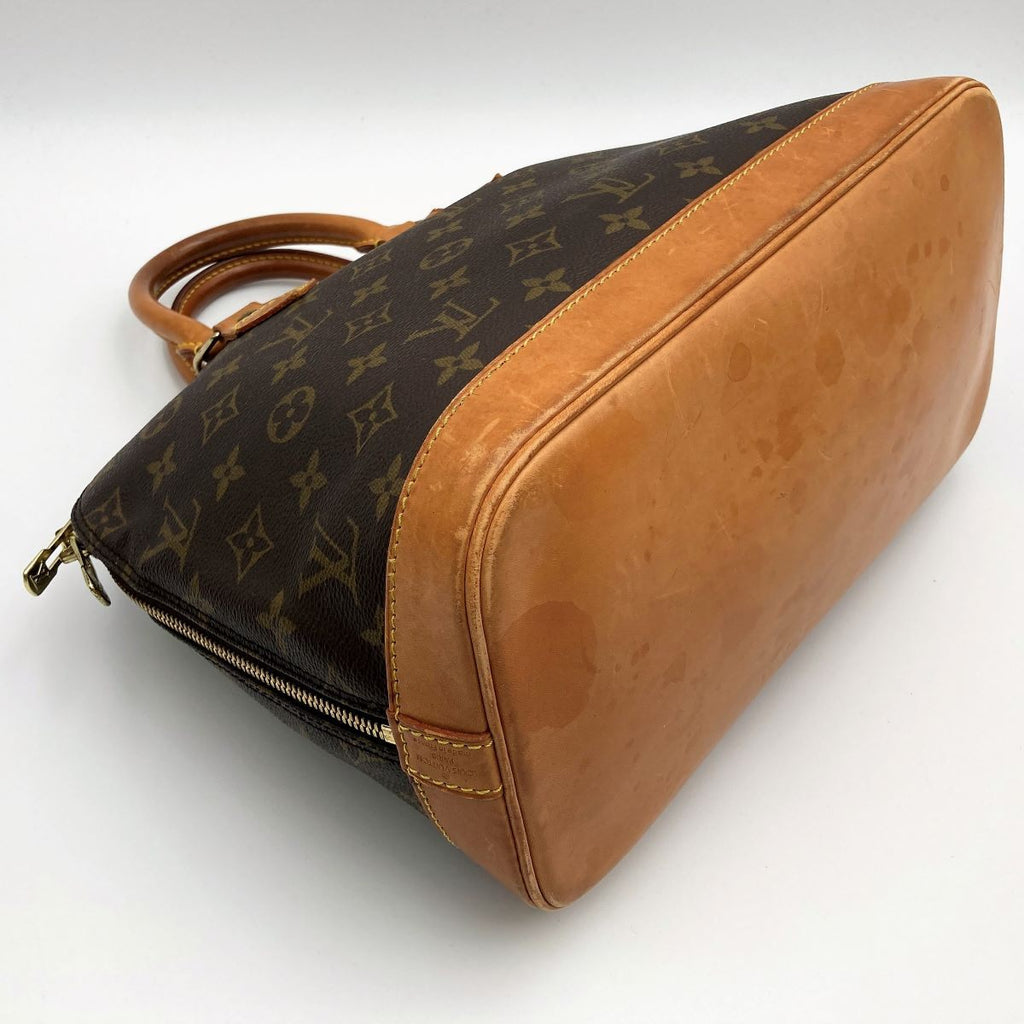 Louis Vuitton M51130 Alma Handbag Monogram Canvas Brown