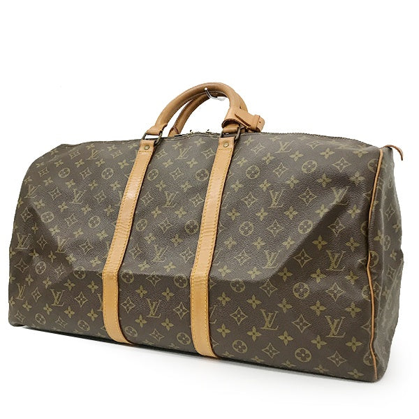 Louis Vuitton M41424/Keepall 55 Boston Bag in Brown Monogram Canvas (LV)