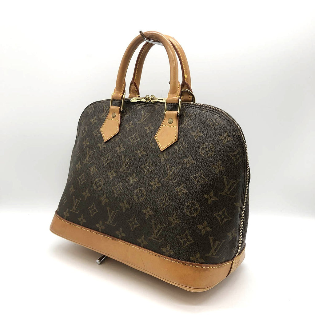 Louis Vuitton M51130 Alma Handbag Monogram Canvas Brown