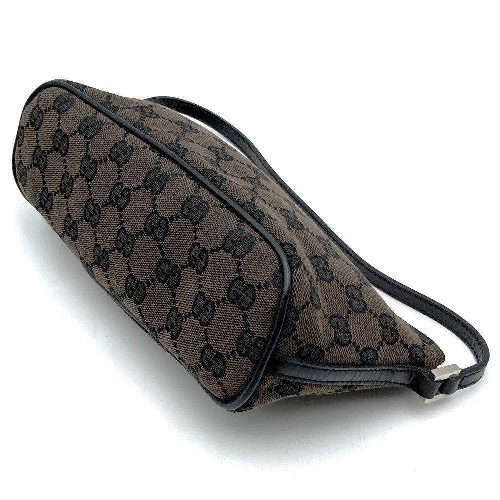 Gucci 002058 Pouch Accessory Pouch GG Canvas Brown/Black