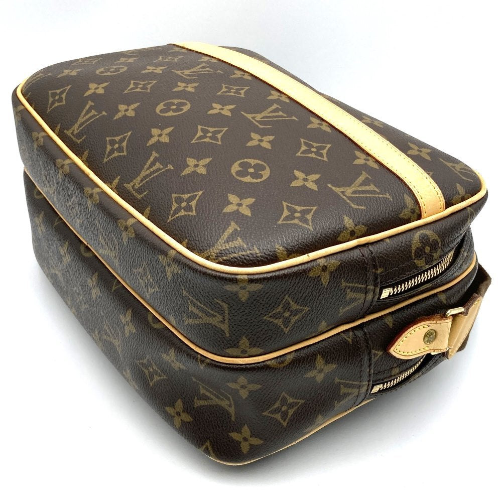Louis Vuitton Reporter PM Shoulder Bag in Monogram Canvas and PVC in Brown, M45254