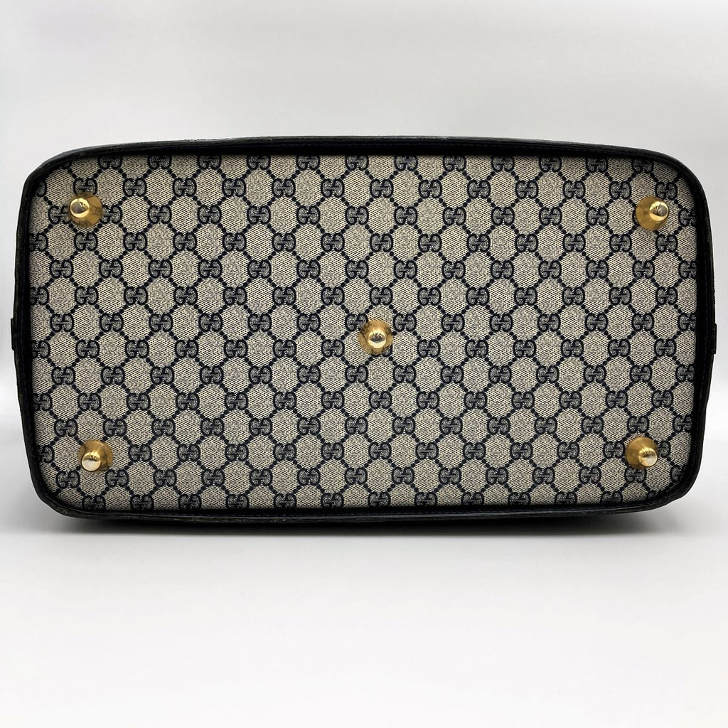 Gucci Boston bag/travel bag in GG Supreme navy