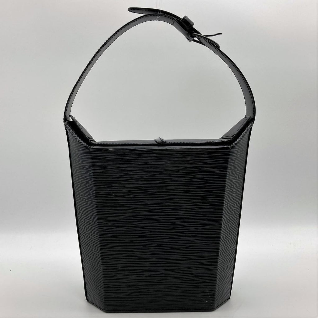 Louis Vuitton M80161/Sac Sau Epi Noir Handbag in Black Leather