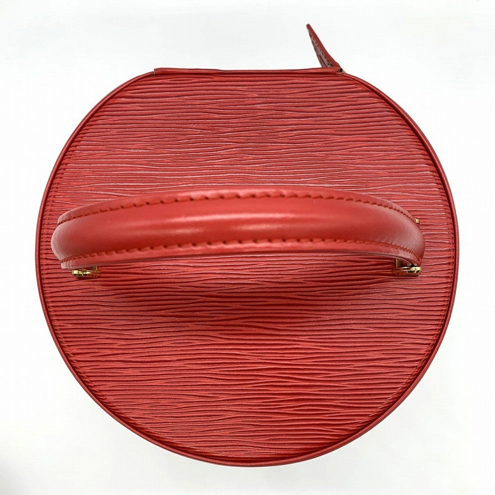 Louis Vuitton Cannes Vanity Bag, Makeup & Cosmetics Handbag, Epi Leather, Red, M48037