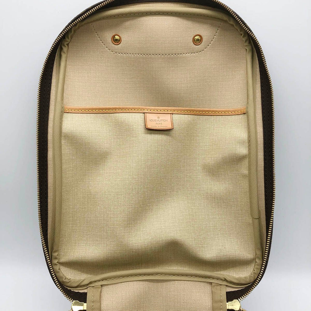 Louis Vuitton M41450 Excursion Shoe Case/Shoe Storage Handbag Monogram Brown