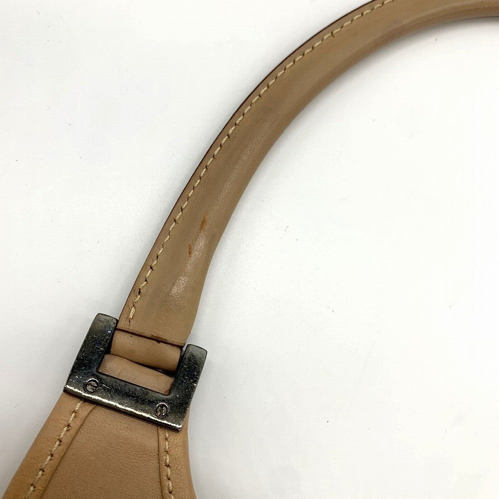 Pre-owned Gucci 002 1068 Jackie Shoulder Bag, Mini Bag, Slim, Yellow/Beige, GG Canvas and Leather.