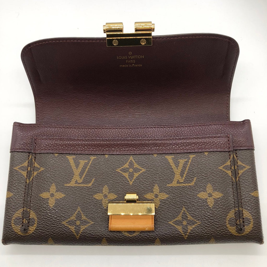 Louis Vuitton M60362 Portefeuille Elysee Long Wallet in Brown Monogram Canvas/Leather