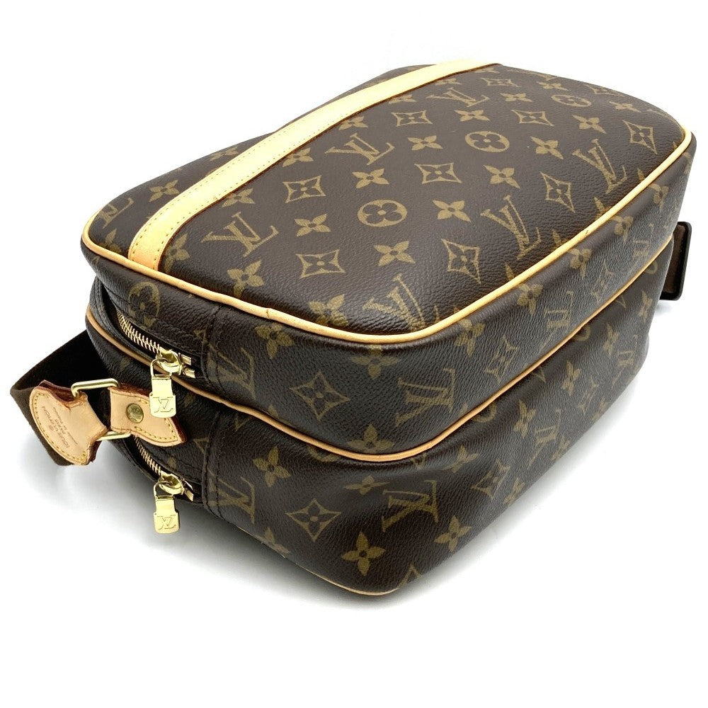 Louis Vuitton Reporter PM Shoulder Bag in Monogram Canvas and PVC in Brown, M45254