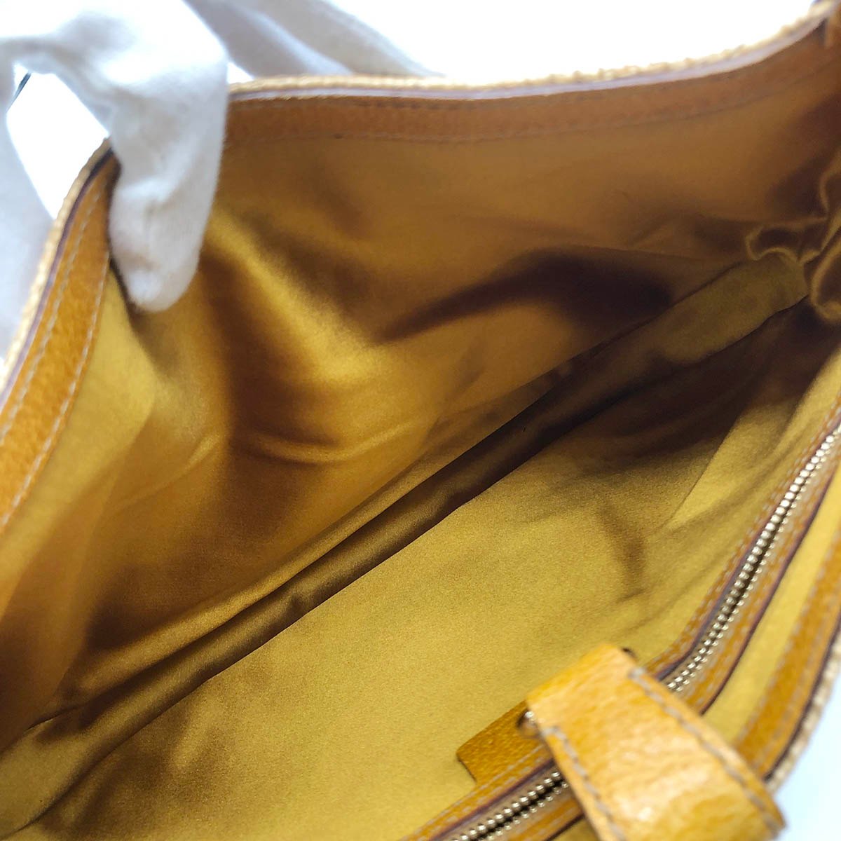 Gucci 140040 New Jackie One-Shoulder Bag, Embroidered Straw Leather, Yellow, Beige, Orange