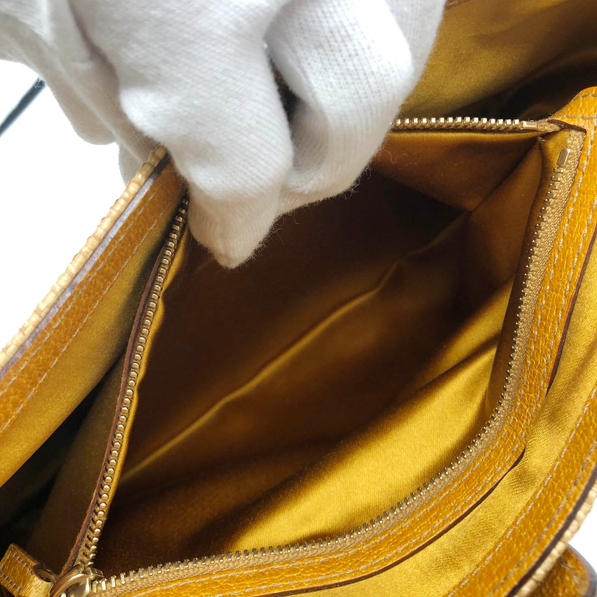 Gucci 140040 New Jackie One-Shoulder Bag, Embroidered Straw Leather, Yellow, Beige, Orange