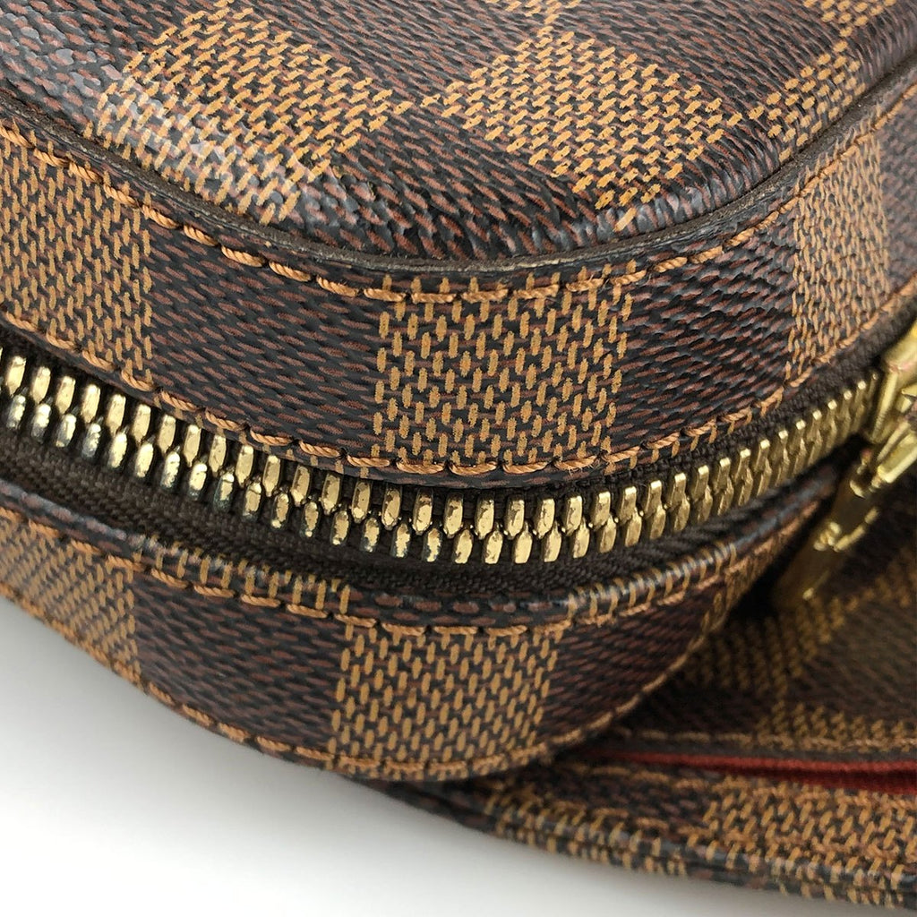 Louis Vuitton N51994 Geronimos Waist Bag, Damier Canvas/Nylon, Brown, Shoulder Bag, Gold Hardware, Unisex
