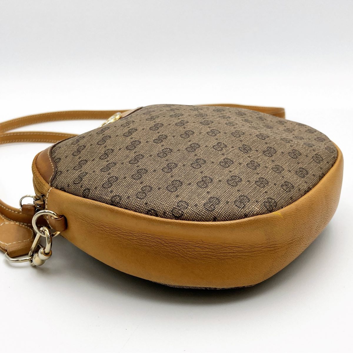Gucci 007-400 Shoulder Bag, Micro GG PVC, Beige, Old Gucci