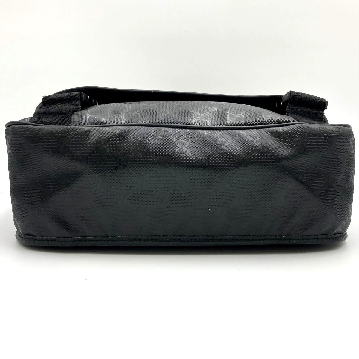 Gucci 201732 Shoulder Bag GG Imprime Black