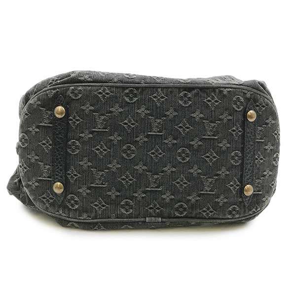 Louis Vuitton M95510/Monogram Denim XL Monogram Denim Shoulder Bag Black One-Shoulder Monogram Denim