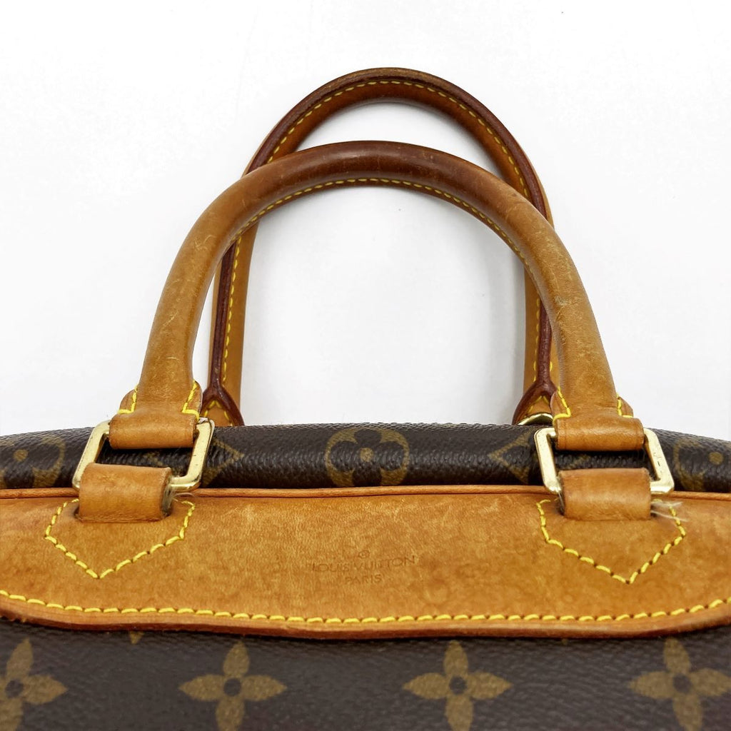 Louis Vuitton M47270 Bowling Vanity (Deauville) Handbag Monogram Brown