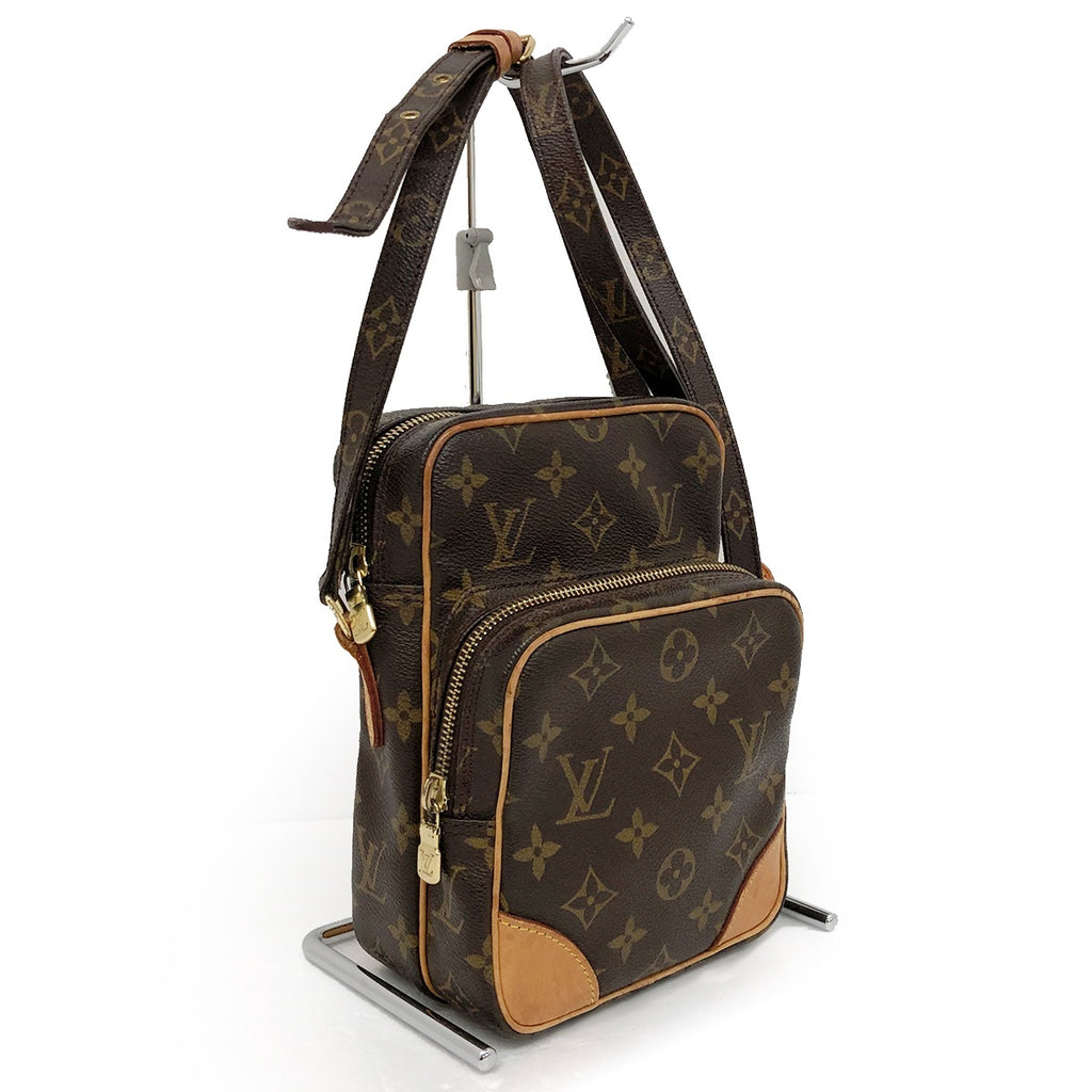 Louis Vuitton M45236 Amazon Monogram Shoulder Bag/Crossbody Bag Brown Women's