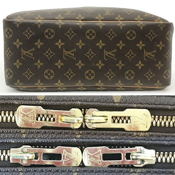 Louis Vuitton M47270/Deauville Handbag Brown Monogram Canvas LV