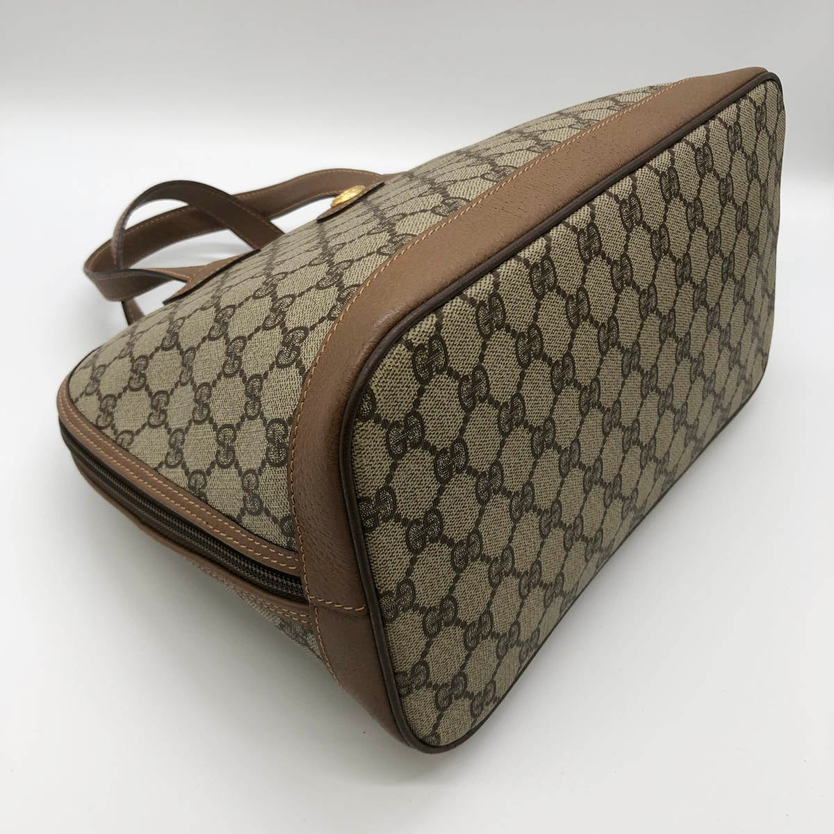 Gucci 000 40 2-way handbag/shoulder bag in GG Supreme beige and brown