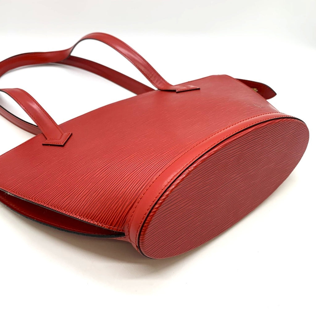 LOUIS VUITTON Saint Jacques PM M52337 Shoulder Bag, Epi Leather, Castilian Red, Women's PRE-OWNED