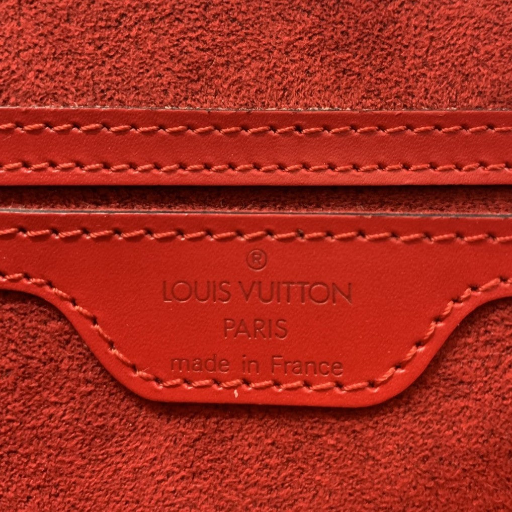 LOUIS VUITTON Saint Jacques PM M52337 Shoulder Bag, Epi Leather, Castilian Red, Women's PRE-OWNED