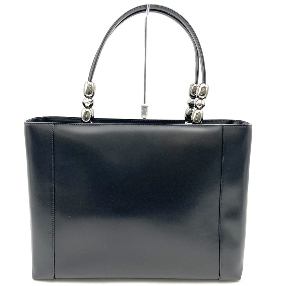 Dior MA0949 Handbag/Shoulder Bag, Fits A4 Size, 2-Way, Black Leather, Maris Pearl, with Key, Women's Fashion, Business, PRE-OWNED