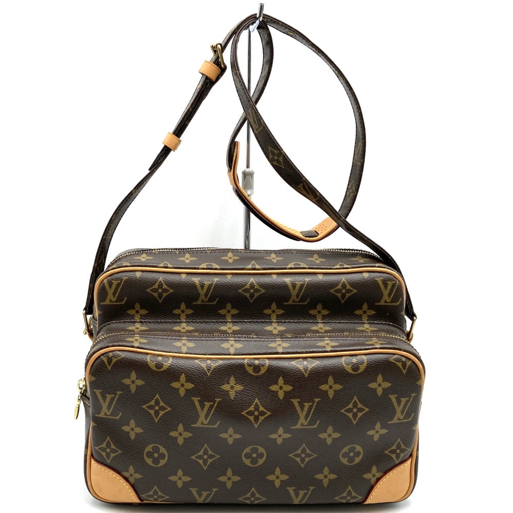 Louis Vuitton M45244 Nile Shoulder Bag, Crossbody, Brown Monogram, Vintage PRE-OWNED