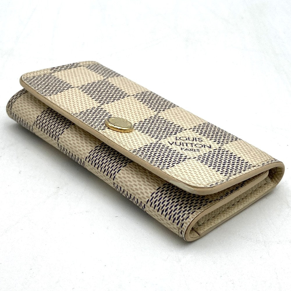 LOUIS VUITTON N60020 Multicles 4 Key Case Damier Azur Women's Brand PRE-OWNED