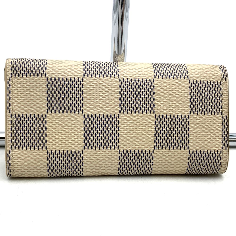 LOUIS VUITTON N60020 Multicles 4 Key Case Damier Azur Women's Brand PRE-OWNED