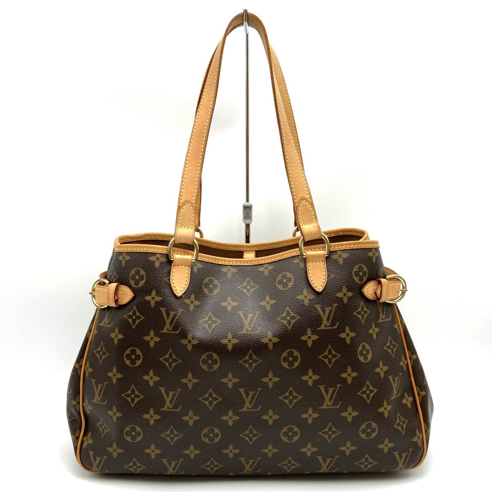 LOUIS VUITTON Batignolles Horizontal Monogram Handbag, Brown, No Stickiness, M51154 Louis Vuitton PRE-OWNED