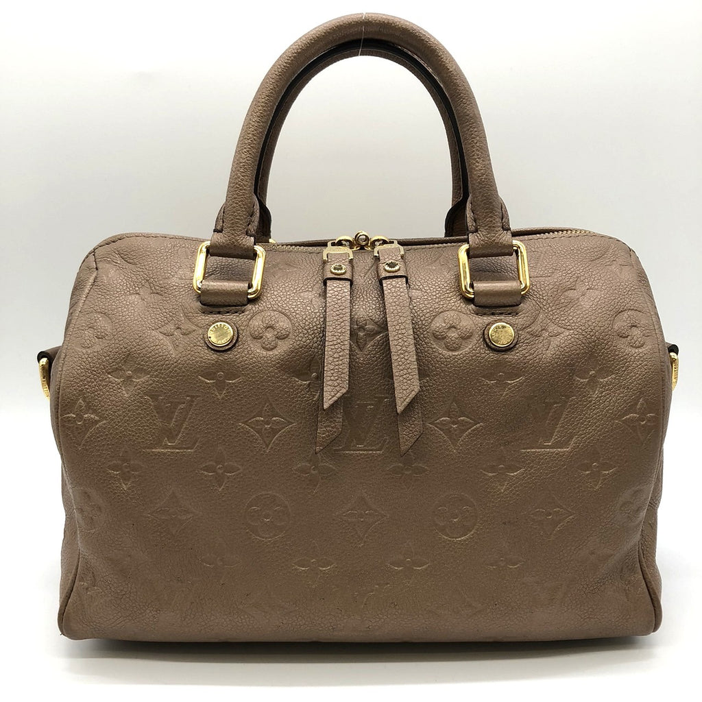 LOUIS VUITTON Speedy 25 Bandoulière M41019 Shoulder Bag Monogram Empreinte Brown Women's