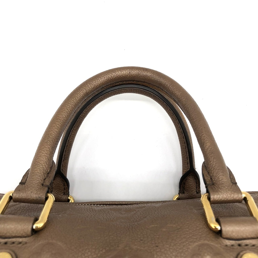 LOUIS VUITTON Speedy 25 Bandoulière M41019 Shoulder Bag Monogram Empreinte Brown Women's