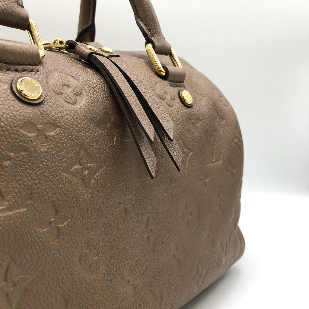 LOUIS VUITTON Speedy 25 Bandoulière M41019 Shoulder Bag Monogram Empreinte Brown Women's