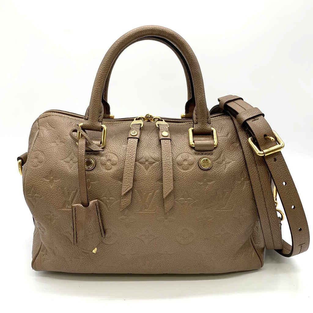 LOUIS VUITTON Speedy 25 Bandoulière M41019 Shoulder Bag Monogram Empreinte Brown Women's