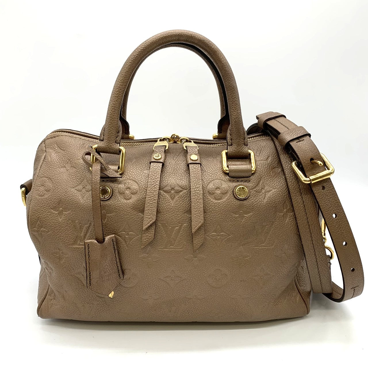 LOUIS VUITTON Speedy 25 Bandoulière M41019 Shoulder Bag Monogram Empreinte Brown Women's