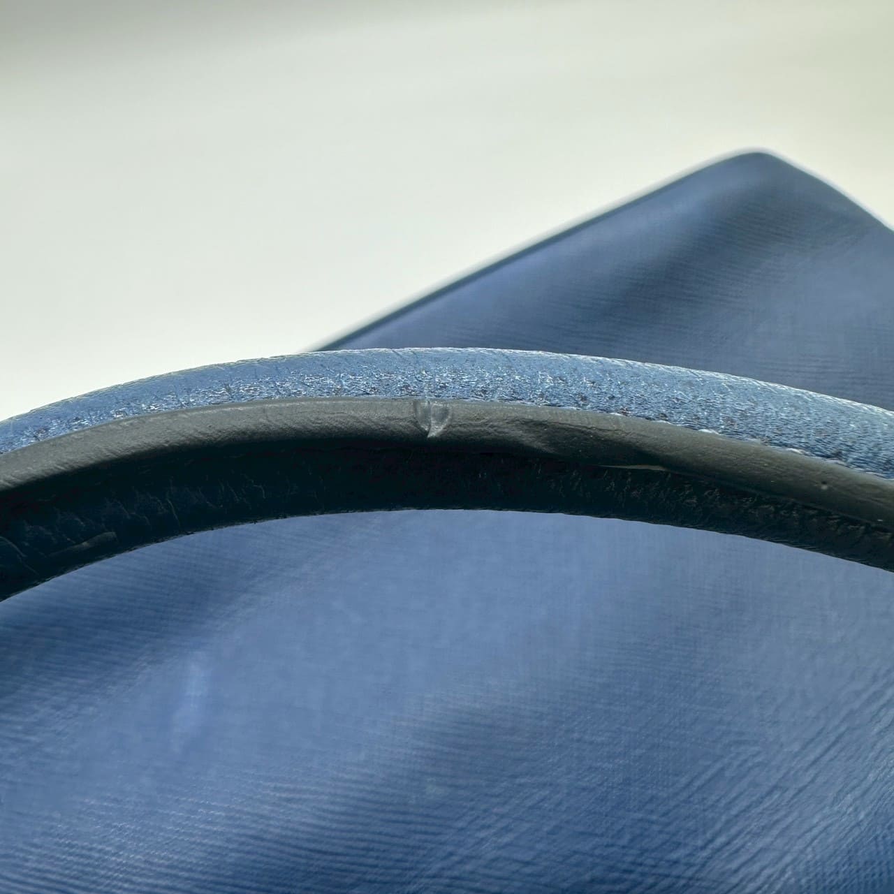 PRADA Prada handbag tote bag Saffiano leather blue vintage women's men's fashion brand USED