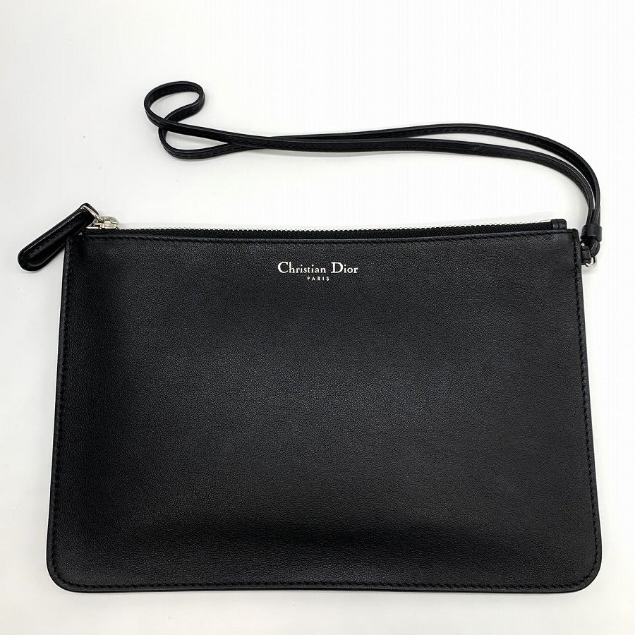 Dior 2016 Cruise Collection Paradise Series Diorissimo Handbag Shoulder Bag in Black Calf Leather for Women