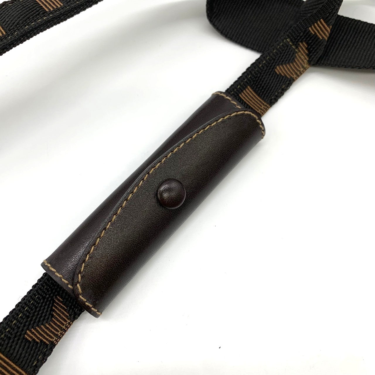 FENDI Zucca Boston bag in brown nylon for men and women